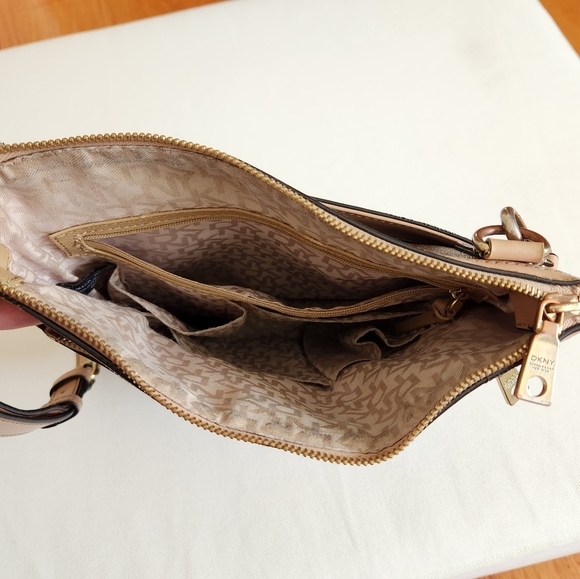 DKNY Brown and Tan Purse - Picture 3 of 5